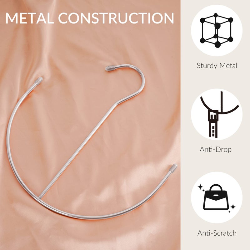 Zedodier Belt Hangers  Belt Rack Silver Closet Accessories Organizers  Closet Organizer Hook Rack For Belt  Ties  Scarves  Camisoles  Hats  Bras  Shoes - Image 4