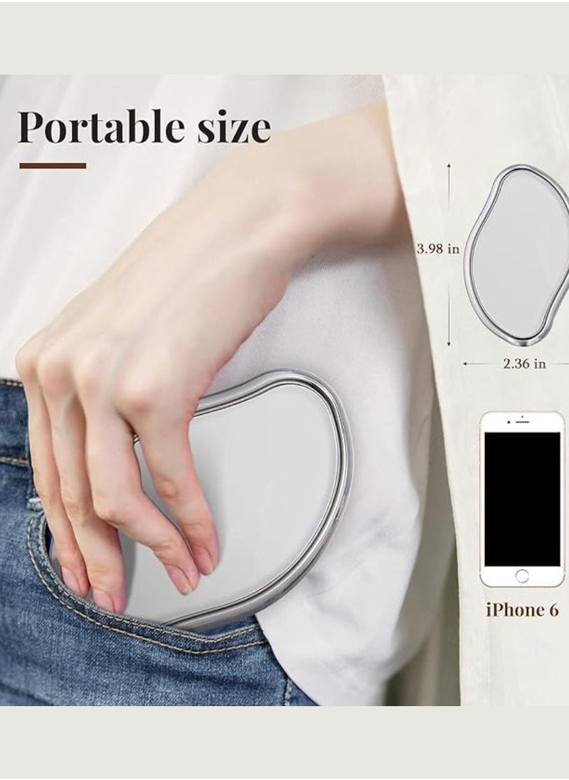 Yuwell Crystal Hair Eraser For Women And Man Painless Magic Hair Remover Reusable Epilator For Arms Legs Other Body Hair Silver  - Image 5