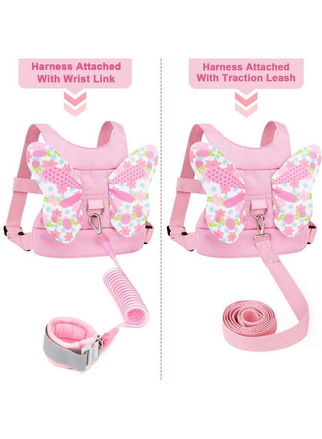 accmor 3 In 1 Toddler Harness Leashes + Anti Lost Wrist Link Kids Harness Children Leash For Girls Child Anti Lost Leash Baby Cute Harness Belt Strap Hold Kids Close While Walking - Image 5