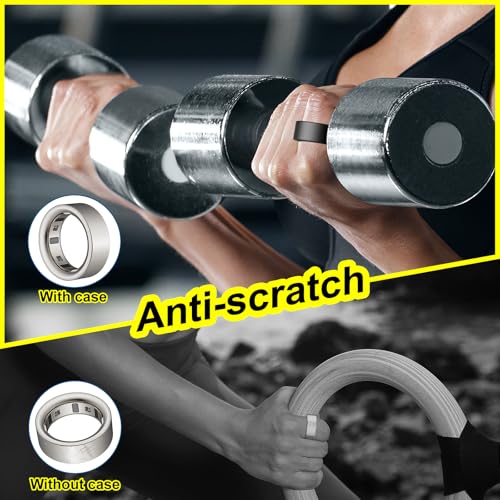Hexasider 5 Pack Ring Cover Compatible with Oura Ring Gen 4/Oura Ring Gen 3 Horizon/Heritage, Silicone Anti-Scratch Case for Oura Ring Protector Accessories for Oura Size 5 - Image 3