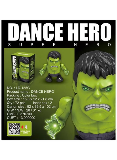 Dancing robot hulk