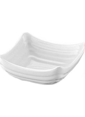 Külsan Melamine Tile 6-Piece Turkish Delight Bowl-Jam Bowl-White  - Image 1