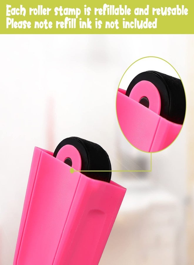 Epakh 9 Pcs Identity Theft Protection Roller Stamp Confidential Roller Stamp Colorful Privacy Confidential Blackout Prevention Information Address Blocker Security for Mail ID Account Data - Image 4