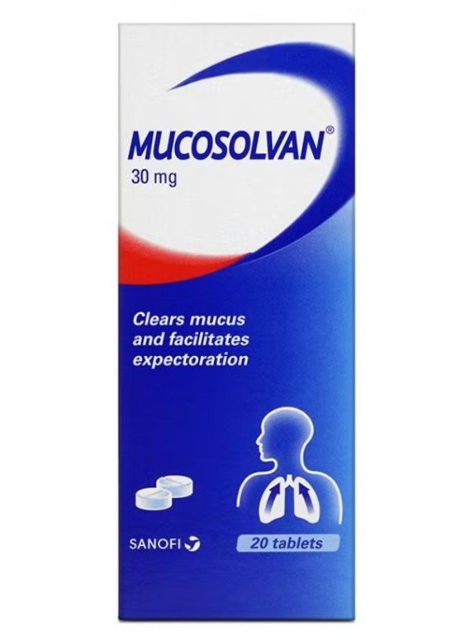 sanofi Mucosolvan 30mg Tablets Pack of 20 – Helps Loosen and Clear Thick Mucus - Image 4