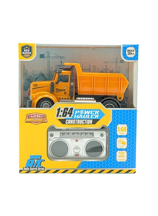 Mini Machines Mini R/C Power Hauler Construction – Dumper | 1:64 Scale | 4 Channel | Age 3+ - Image 5