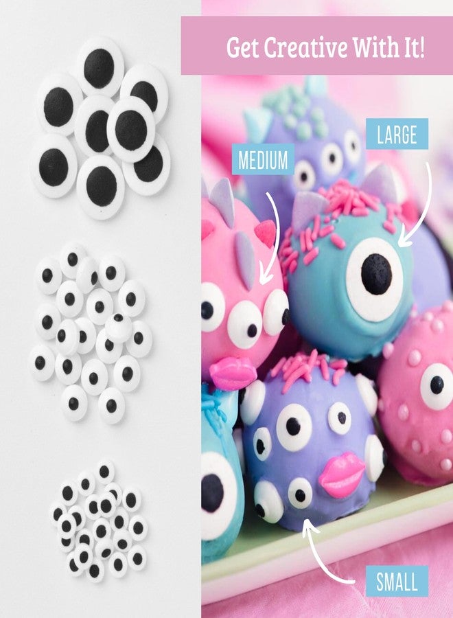 Sweets Indeed Eyeball Tacklebox – 2.53 oz Assorted Candy Eyeballs for Baking & Decorating – 18mm, 10mm & 3mm Edible Eyes for Cookies, Cupcakes & Cakes - Image 3
