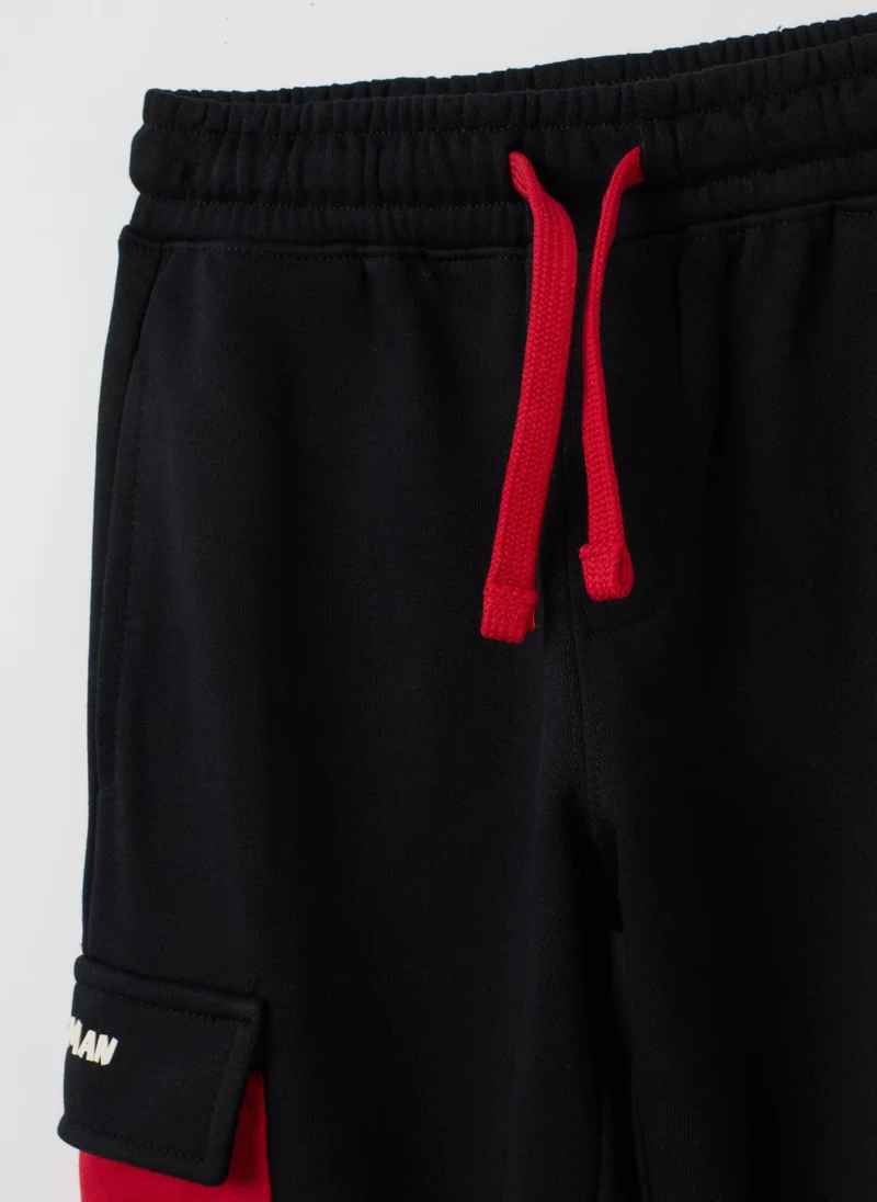 Ovs  OVS Kids' Multicolour Cotton Blend Jogger Trousers Regular Fit for Men | Best Price UAE