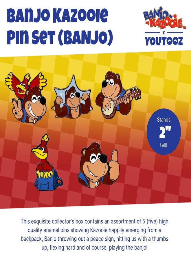 يوتوز مجموعة دبابيس بانجو-كازوي من يوتوز - علبة تجميع مرخصة رسميًا مكونة من 5 قطع من مجموعة بانجو-كازوي - Image 2