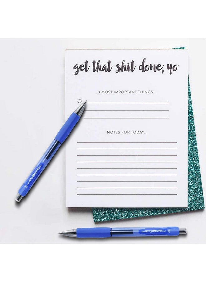AIHAO - Gel Ink Pens, Medium Point(0.7Mm), Blue Ink, Retractable Roller Ball Gel Pen With Comfortable Grip For Smooth Writing, 12 Pack, Quick Dry Ink Pen… - Image 1