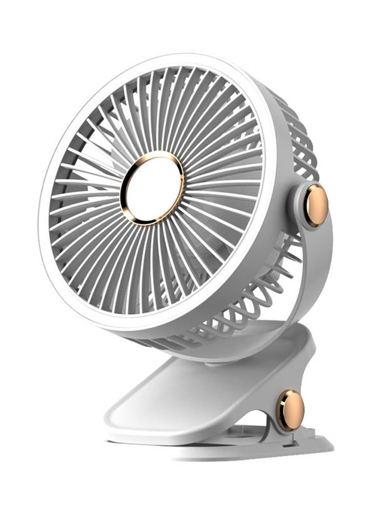 صن هوم مروحة قابلة لإعادة الشحن محمولة متعددة الوظائف 4 في 1، مروحة طاولة، مروحة معلقة، مروحة يدوية - Image 1