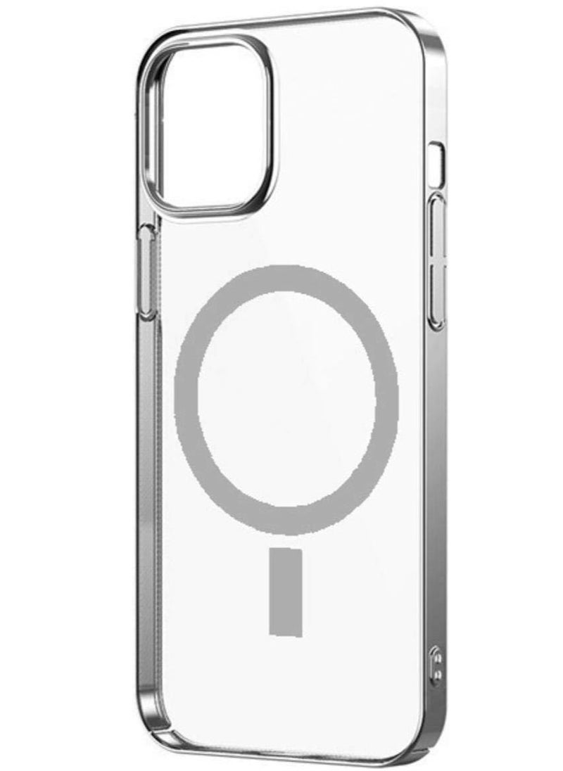 Raxoom iPhone 14 Pro Magsafe Case 6.1 Inch Slim Thin Magnetic Case, Yellowing-Resistant, Anti-Drop Shock Absorption, Anti-Scratch and Hard Back Crystal Case - Image 4