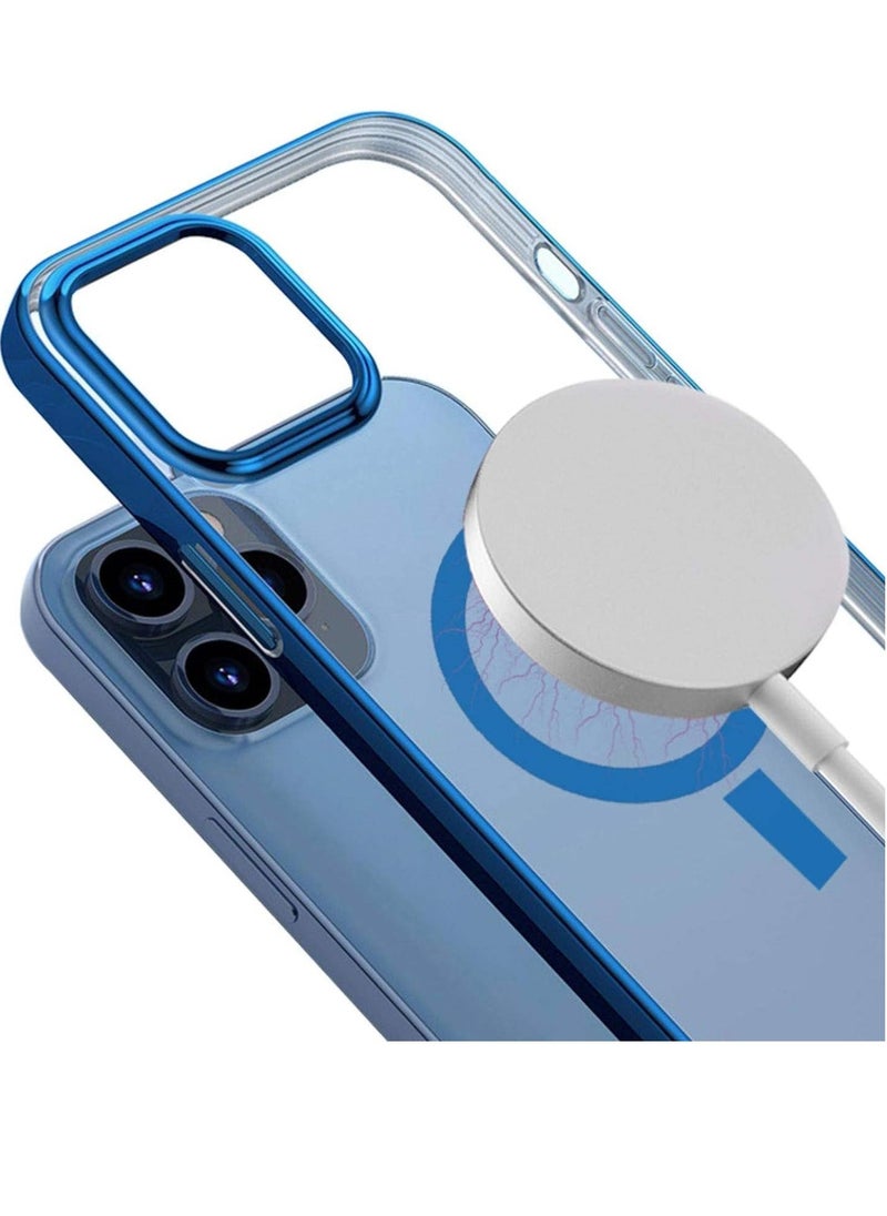 Raxoom iPhone 14 Pro Magsafe Case 6.1 Inch Slim Thin Magnetic Case, Yellowing-Resistant, Anti-Drop Shock Absorption, Anti-Scratch and Hard Back Crystal Case - Image 2
