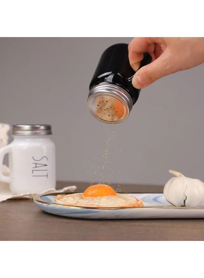 Salt and Pepper Shaker Set, Mug Shape with Handle, Glass Material, 1 Piece, 118ml Capacity  - Image 2