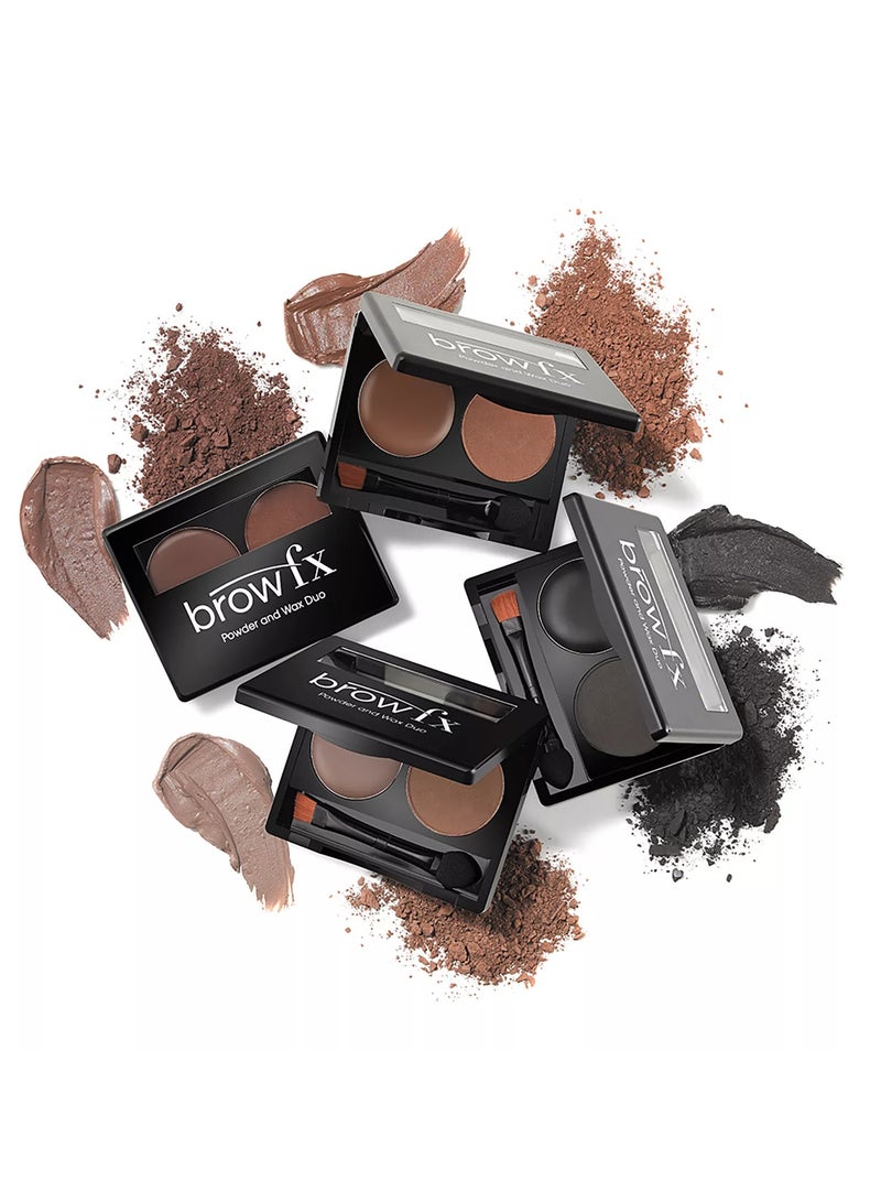 Brow Fx Powder & Wax Duo – Dark charcoal - Image 3