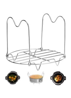 For Instant Pot 3 Qt Cooker Steamer Rack Trivet with Handles for Pot, Alamic Electric Pressure Cookers