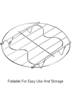Y&D For Instant Pot 3 Qt Cooker Steamer Rack Trivet with Handles for Pot, Alamic Electric Pressure Cookers  - Image 4