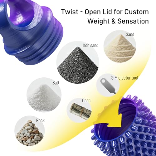 Omilly 4 Pack Little Ouchies Pain Fidget Toy with Adjustable Weight Carabiner 3D Printed Spiky Sensory Keychain for Anxiety Relief and Focus Portable Stress Relief Tool for Adults Teens Skin Picking - Image 5