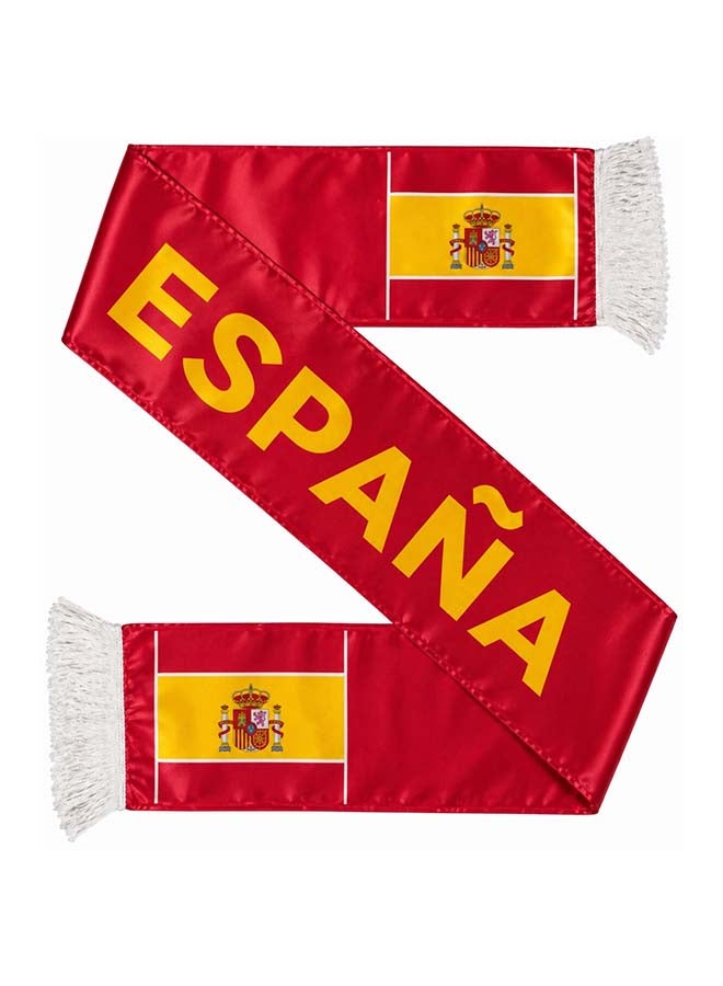 Toyland Spain Country Flag Soccer Scarf for Football Fan Match Day Cheering Support - Image 1