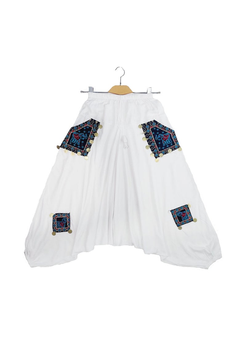 Generic - Aladdin pants, multi-colored, viscose material, free size, from 50 to 90 kg - Image 1