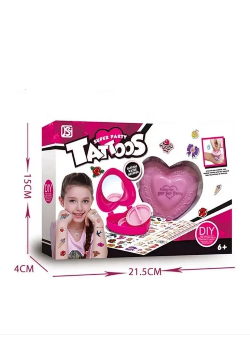 JS Tattoo Kit for Girls - DIY Tattoo Kit with Attractive Designs - Image 4