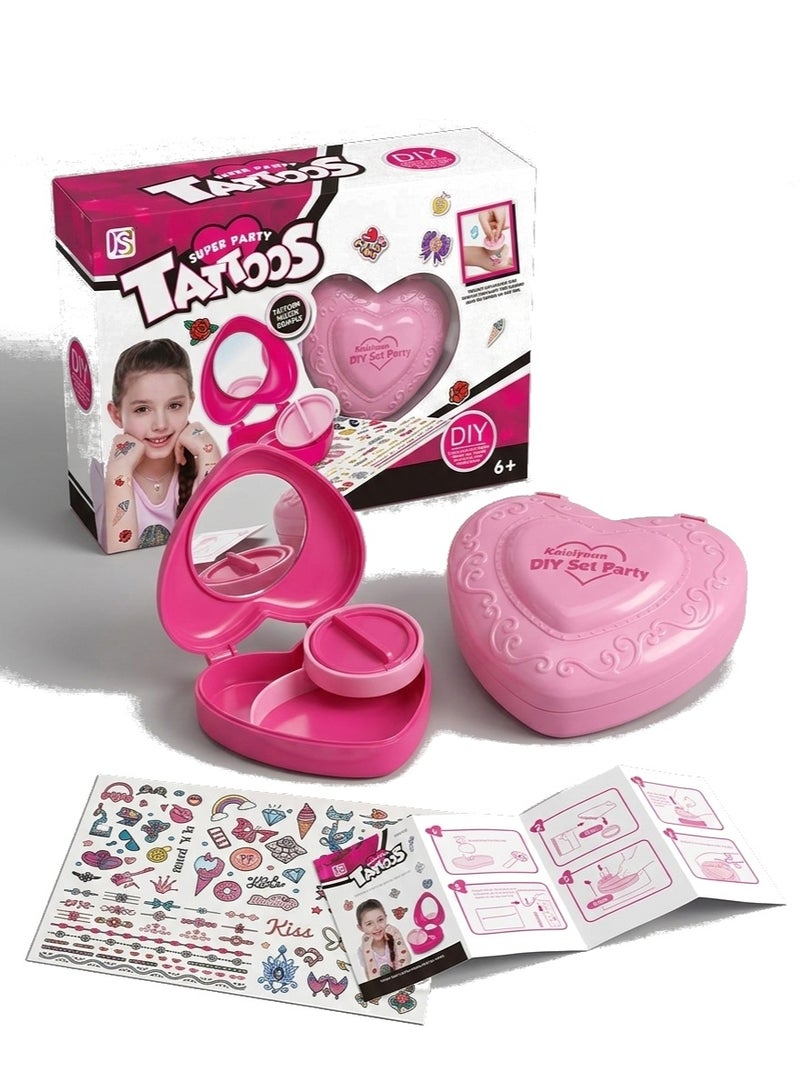 JS Tattoo Kit for Girls - DIY Tattoo Kit with Attractive Designs - Image 2