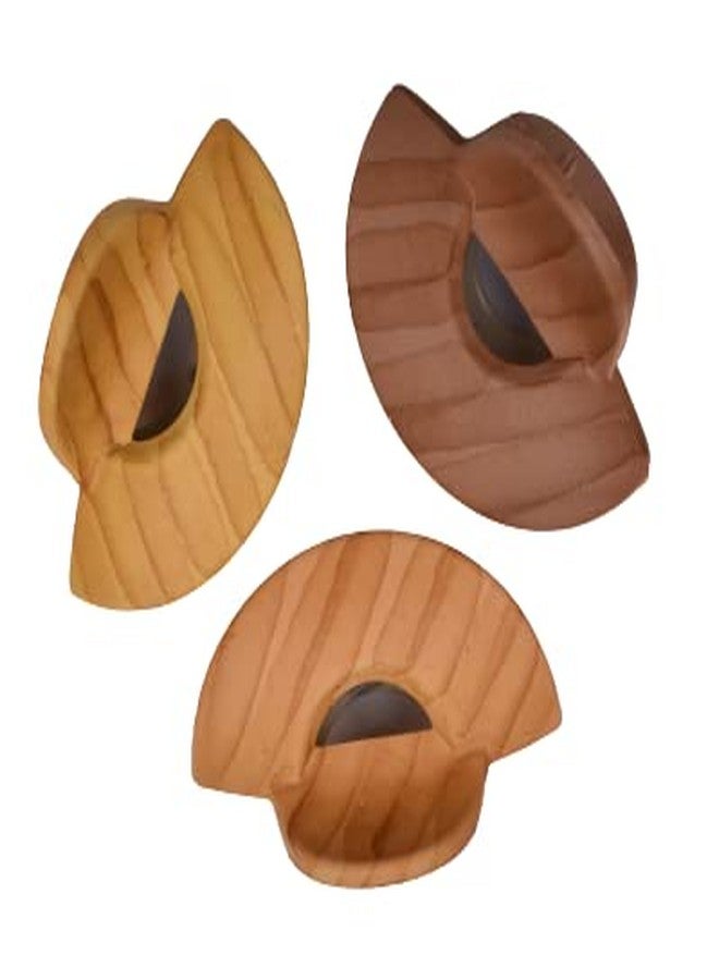 imioxo Daily use Stylish woodern colour Hair Clutch/Claws/Clips for Girls and Women Combo of 3 Pieces(IMI_W6) - Image 2