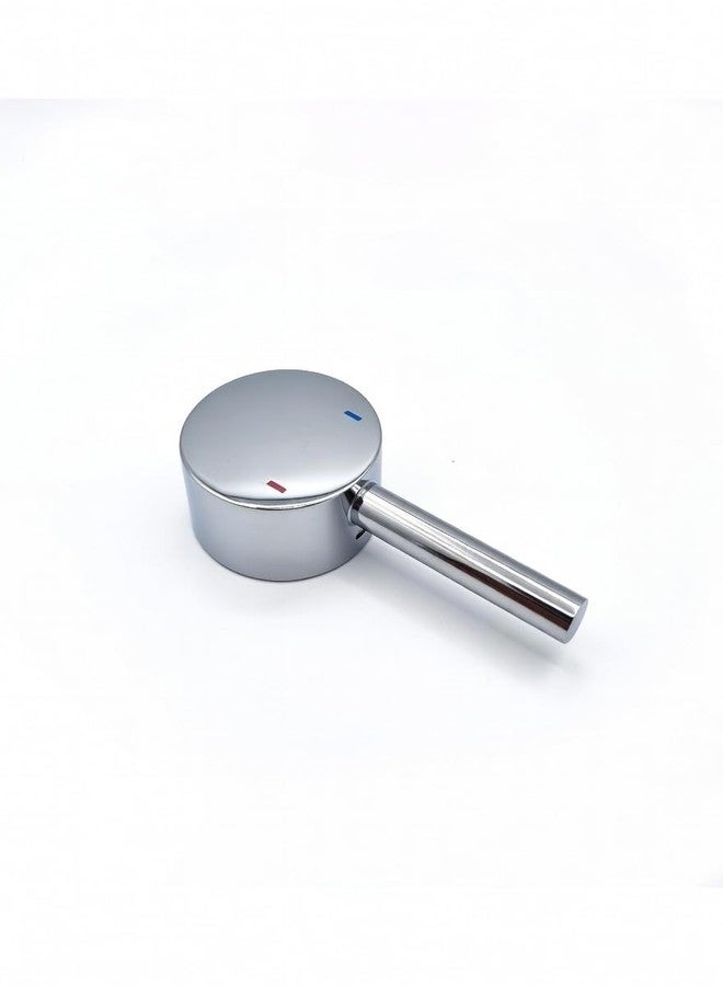 Ausam Florentine High Flow Diverter Handle | Chrome Plated Zinc Alloy Diverter Knob Replacement/Diverter Handle with Hot/Cold Indicators 45mm - NOT for JAQUAR - Image 1
