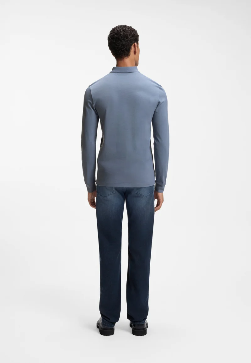 BOSS Slim-fit polo shirt in stretch-cotton piqué