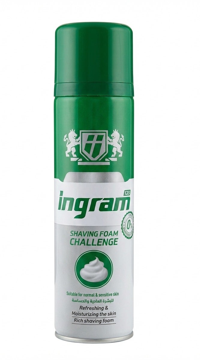 رغوة حلاقة تشالنج للبشرة العادية والحساسة - 200 مل