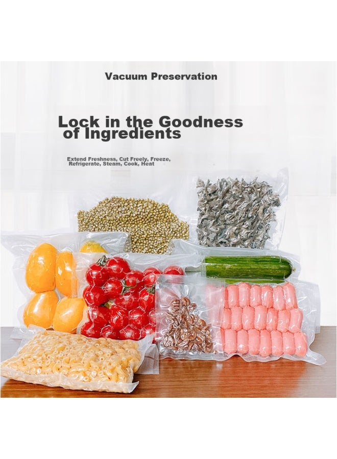 HOOYE Hooye Vacuum Packaging Bags, Food Bags, Plastic Sealing Bags, Ribbed Bags, 20*30cm, 50 Pieces/box, Hy11984  - Image 2