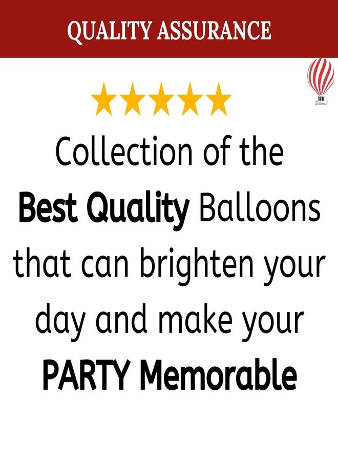 HK balloons Rubber 50Pcs 1St Birthday Decoration Items Pink & Purple Balloon For Kids Baby Girl First Birthday Party Decoration Item For Princes Birthday Party Decoration - Image 5