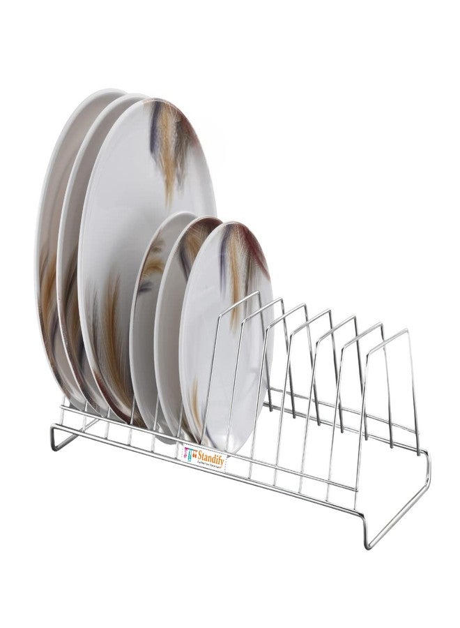 STANDIFY FineArts® Big Plate Stainless Steel Stand Heavy Duty, Rust-Proof Durable, Stable, for Indoor & Outdoor Home & Kitchen Use. - Image 1
