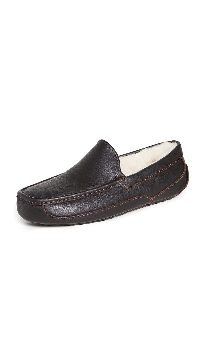 UGG Men's Ascot Slipper, China Tea Leather, 09 - Image 1