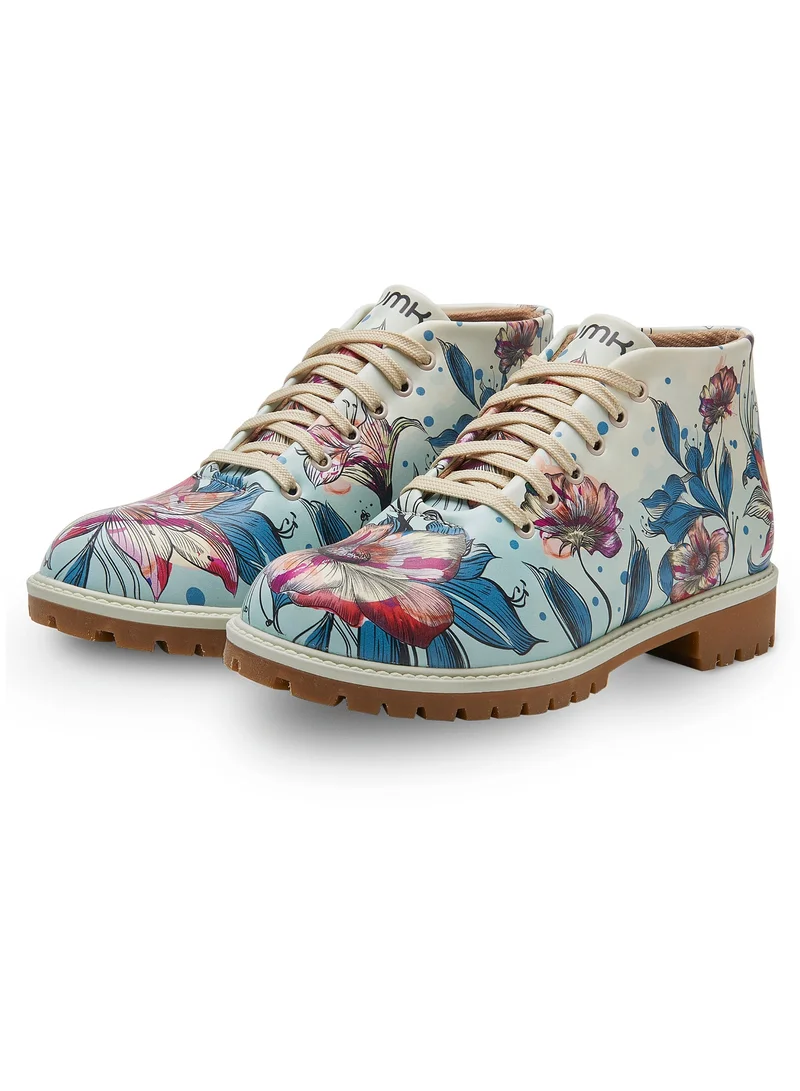 Mumka Multicolor Flowers Boots