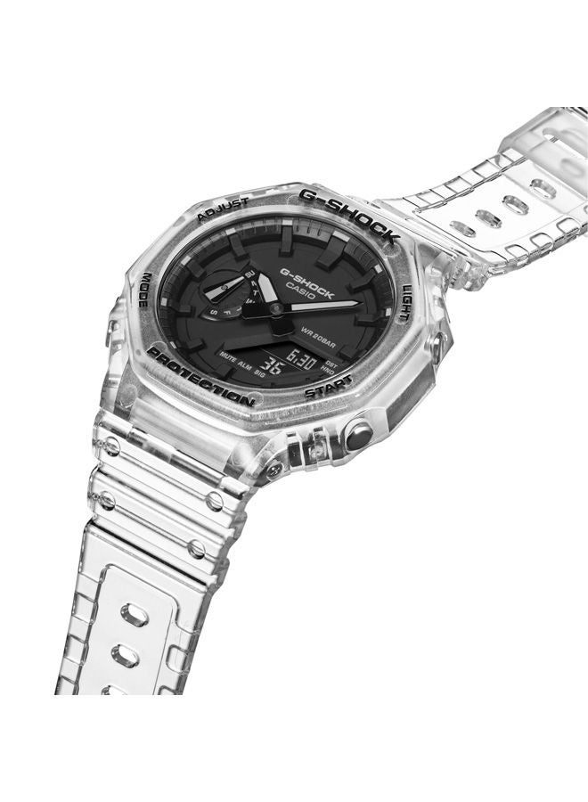 G-SHOCK ساعة تناظرية + رقمية من الراتنج GA-2100SKE-7ADR - Image 2