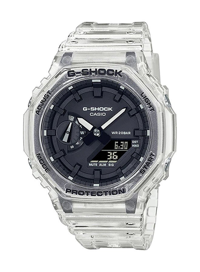 G-SHOCK ساعة تناظرية + رقمية من الراتنج GA-2100SKE-7ADR - Image 1