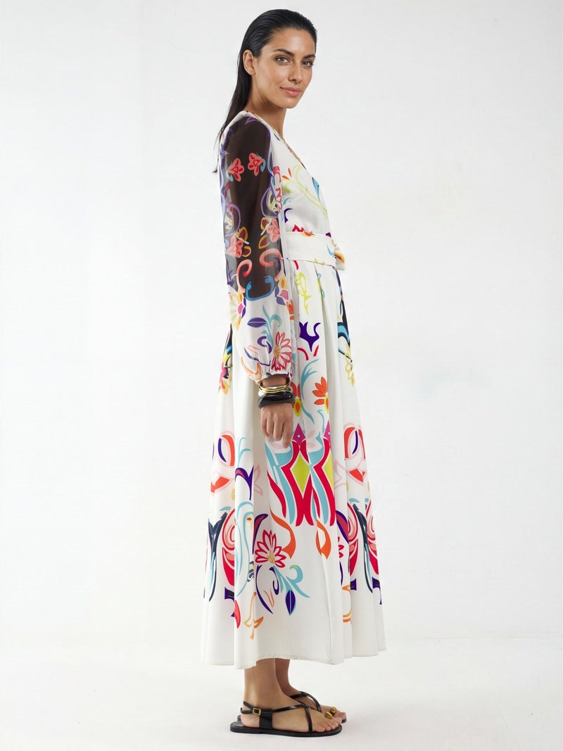 Jennyfer Floral Print Maxi A-Line Dress - Image 4