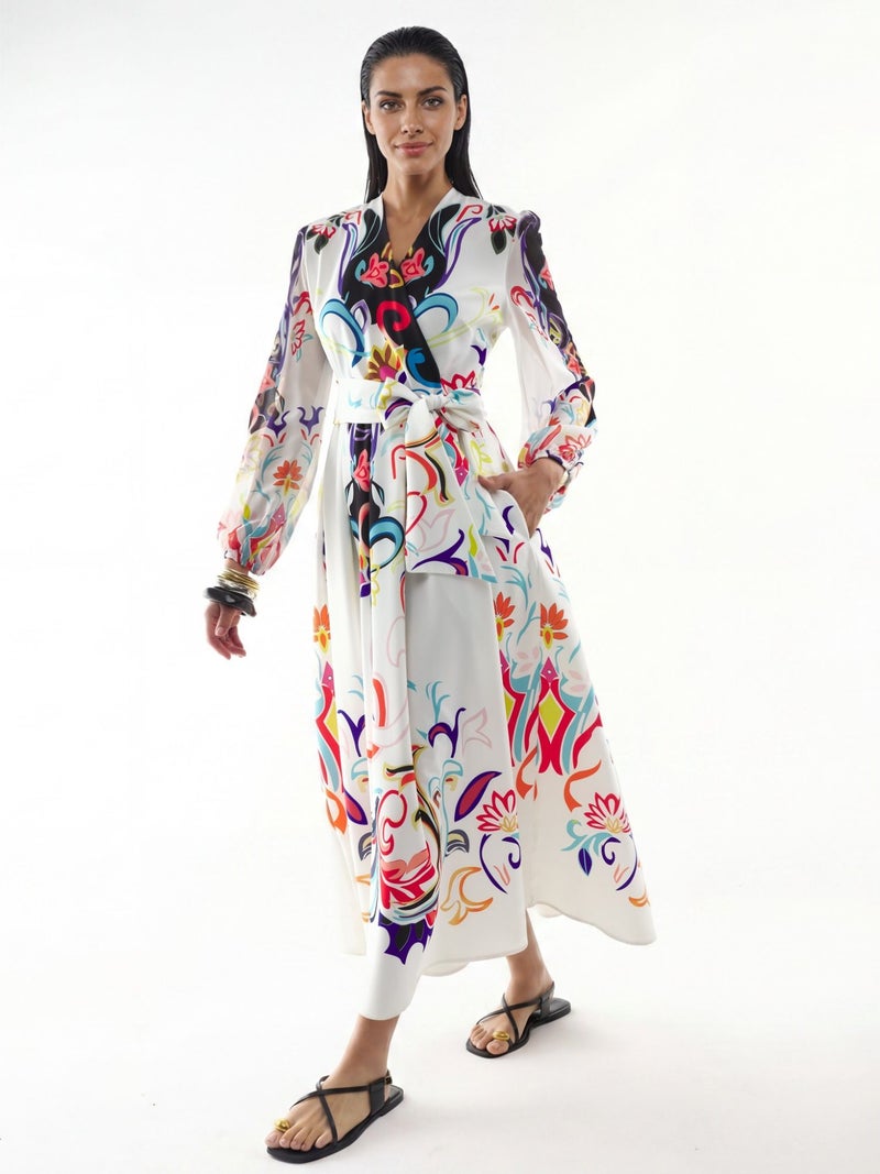 Jennyfer Floral Print Maxi A-Line Dress - Image 5