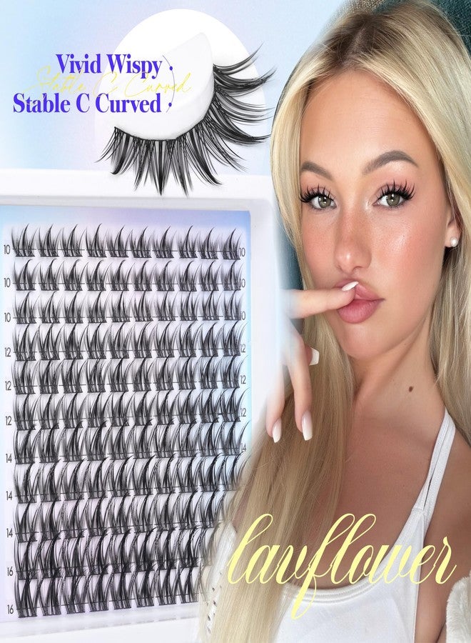 LANFLOWER Manga Lash Clusters Kit Wispy Lash Extension Kit Fairy Eyelash Clusters Natural Cluster Eyelash Extensions Kit with Lash Bond and Seal and Lash Remover DIY Individual Lashes Clusters by Lanflower - Image 2