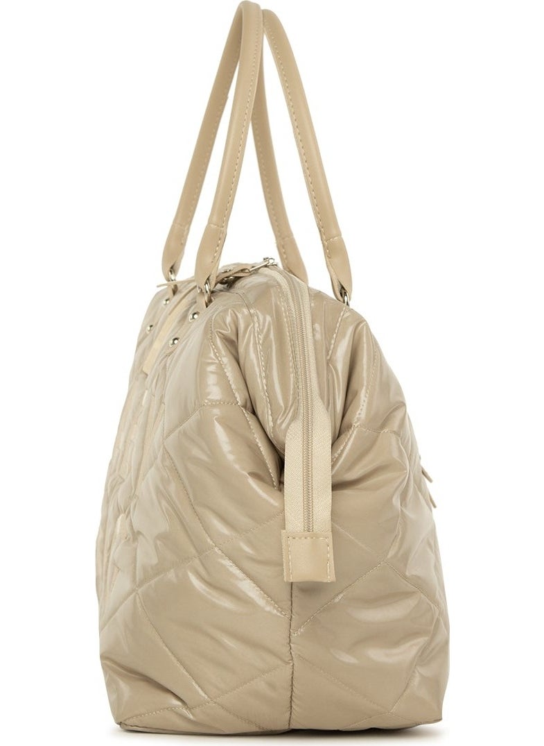 Bagmori Mink Baby Bag Embroidered Puff Inflatable Mother Baby Care Bag  - Image 4