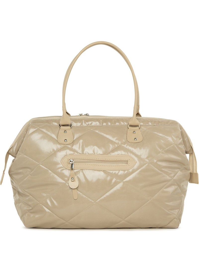 Bagmori Mink Baby Bag Embroidered Puff Inflatable Mother Baby Care Bag  - Image 5