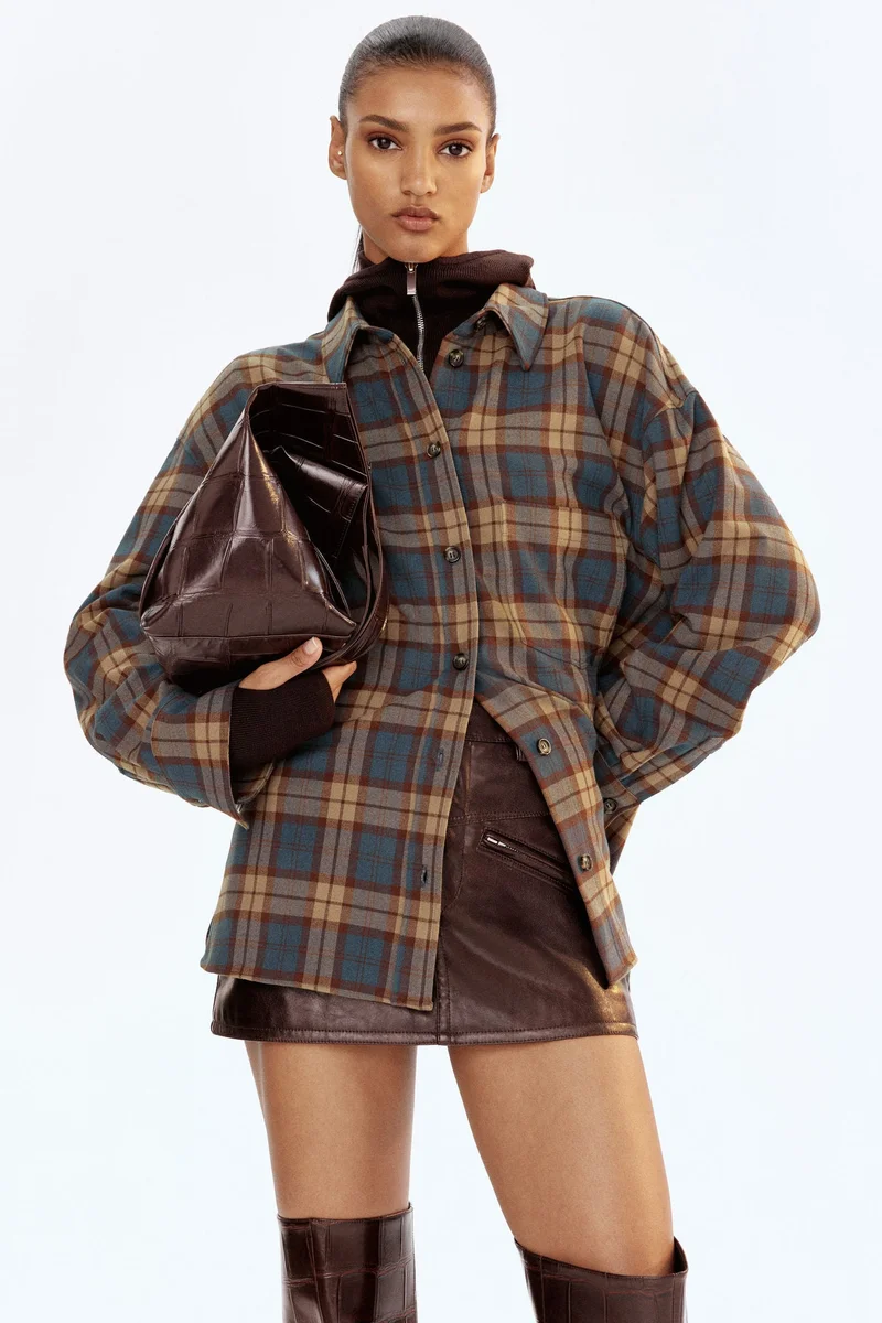 H&M Oversized flannel shirt