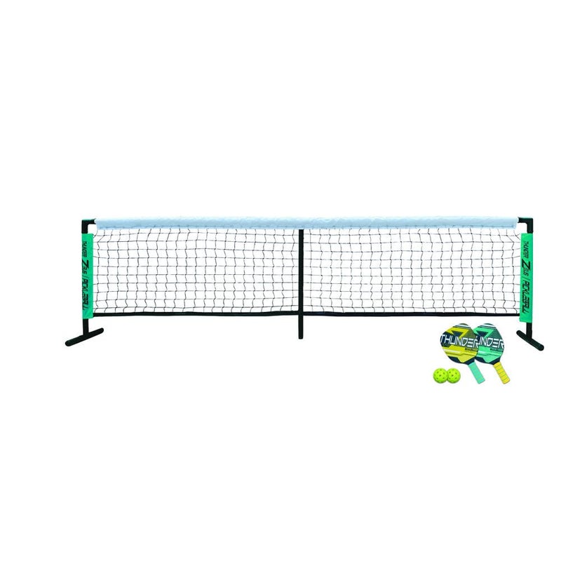 Playwell Innov8 Youth Pickleball Net Set, 2 Paddles with 5-Ply Maple Construction, 2 Balls, Complete Starter Kit - Image 1