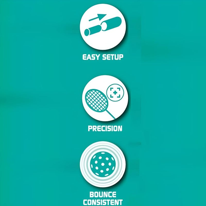 Playwell Innov8 Youth Pickleball Net Set, 2 Paddles with 5-Ply Maple Construction, 2 Balls, Complete Starter Kit - Image 2