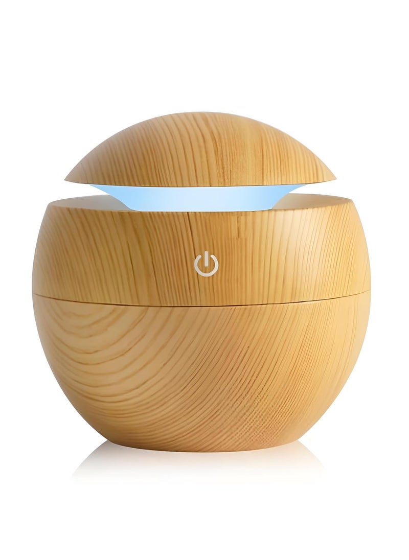 CIRKLE STREET Cirkle Street Cool Mist Ultrasonic Humidifier Essential Oil Diffuser LED Night Light for Home Office Car  - Image 1