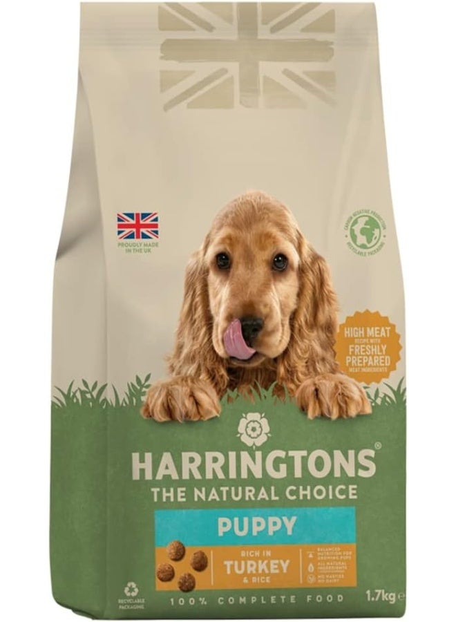 Harringtons Complete Puppy Turkey & Rice Dry Food 1.7Kg