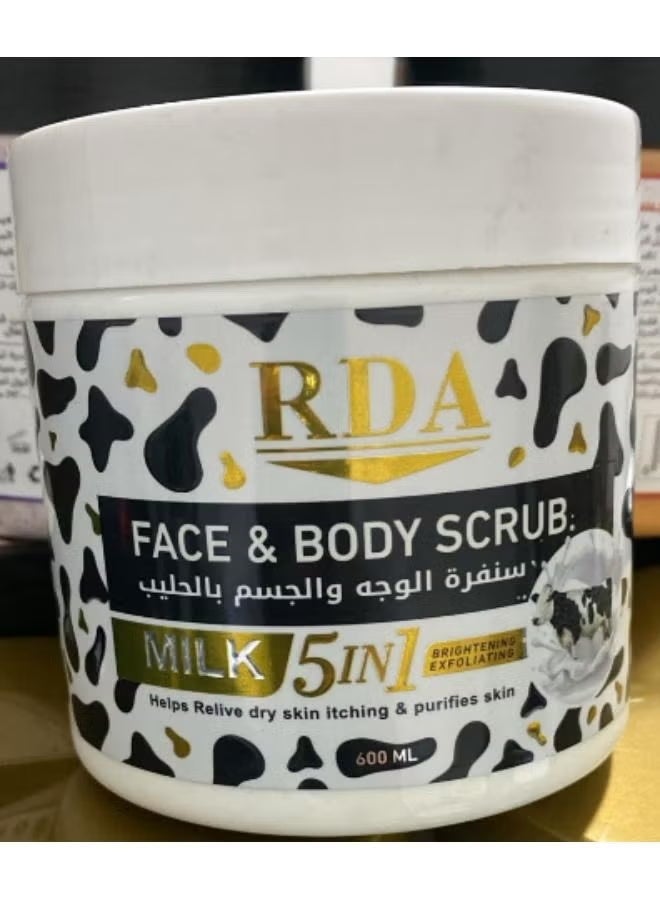 سنفرة الوجه والجسم بالحليب 600 مل