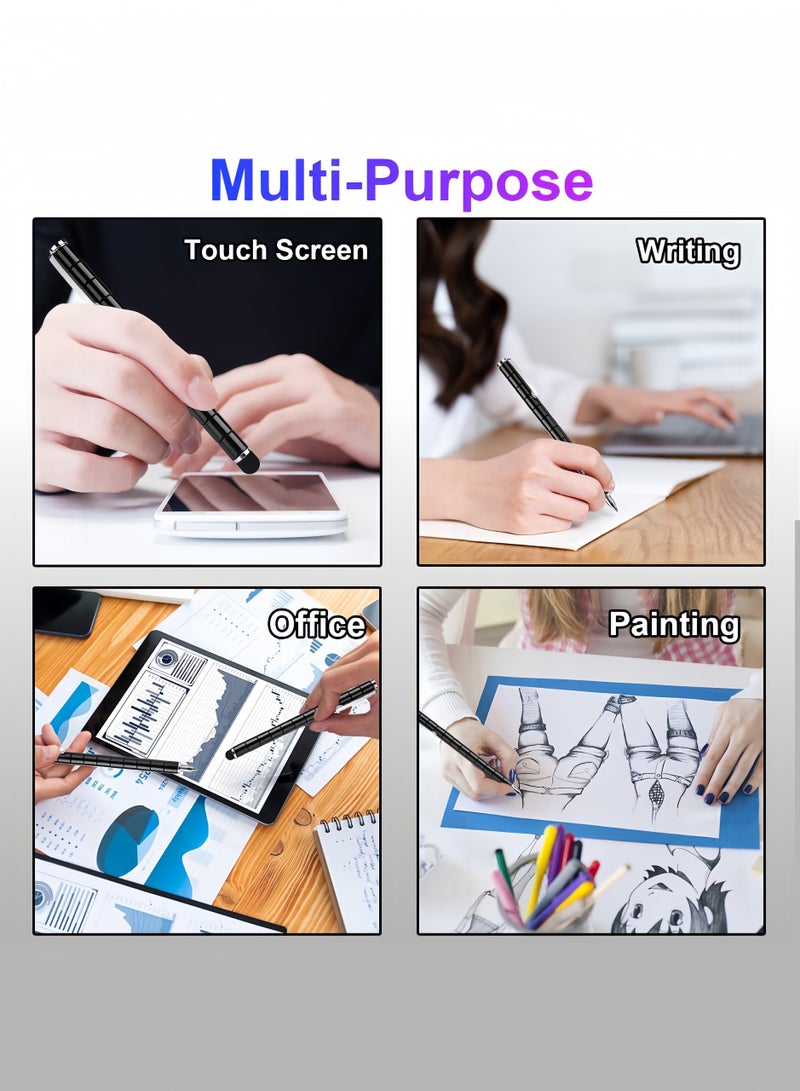Magnetic Pen Multifunctional Metal Pen Fingertip Toys for Adults or Children Stress Relief Gift Creative Building Block Toys Gel Pen with 5 Refills  - Image 5