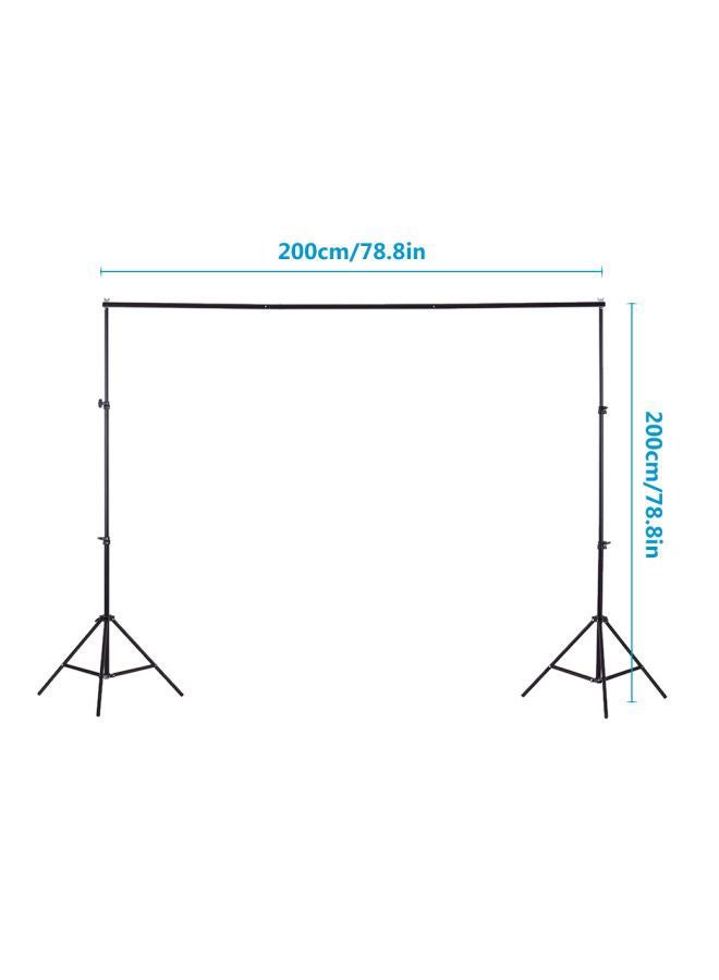 Photography Background Stand Live Broadcast Green Screen Stand Retractable Horizontal Bar Floor Tripod Portrait Gantry Background Stand - Image 3