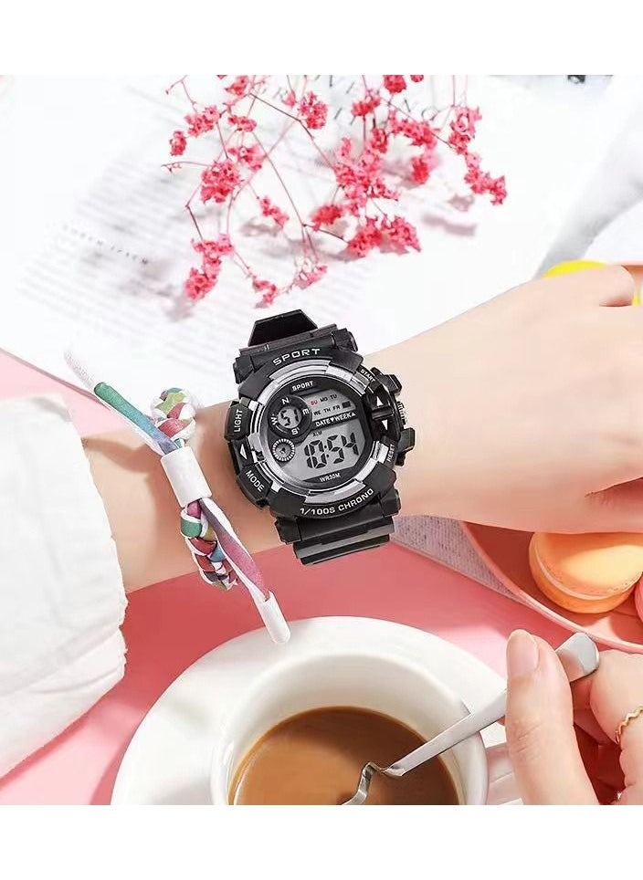 Generic - Sports Electronic Watch Date Display Unisex Digital Kids Watch - Image 1